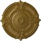 Ekena Millwork Attica Acanthus Leaf Ceiling Medallion (Fits Canopies up to 4 5/8"), 53 1/2"OD x 3 1/2"P, Gold CM53ATGLS - alternate 1